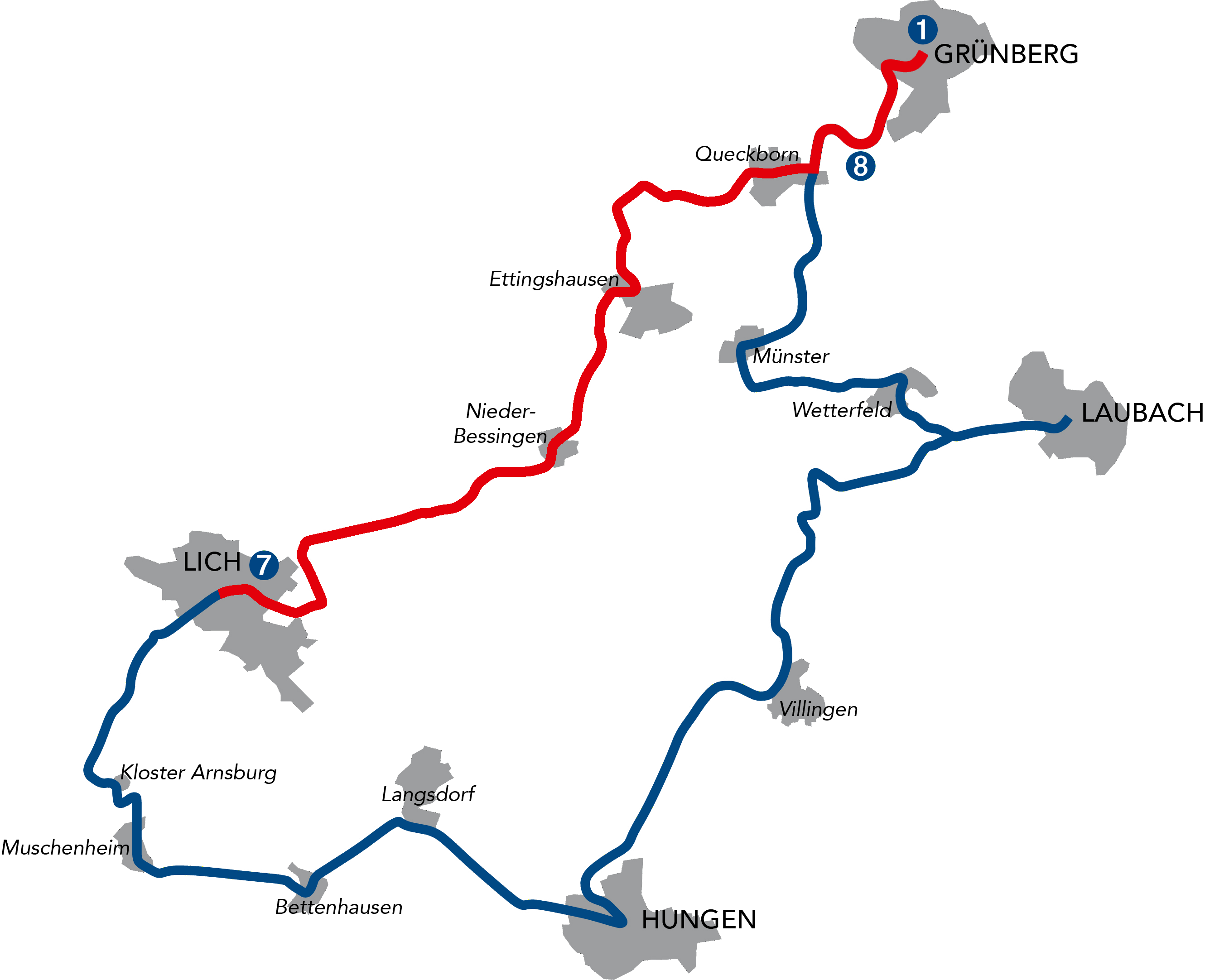 RRR Route Lich Gruenberg